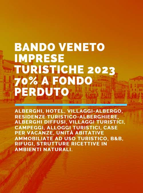 Bando Veneto Imprese turistiche 2023