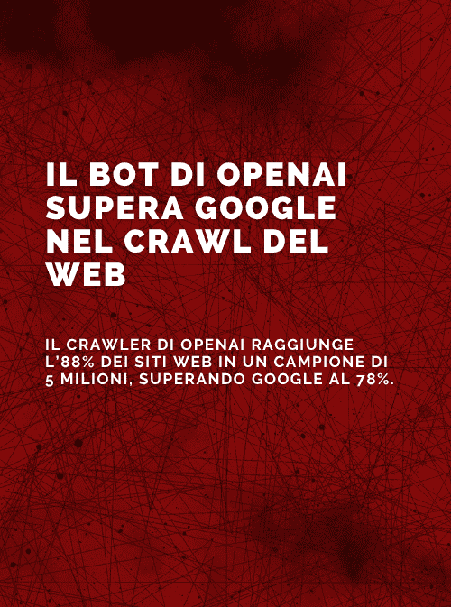 Il bot di OpenAI supera Google nel crawl del web: impatti su SEO e content marketing
