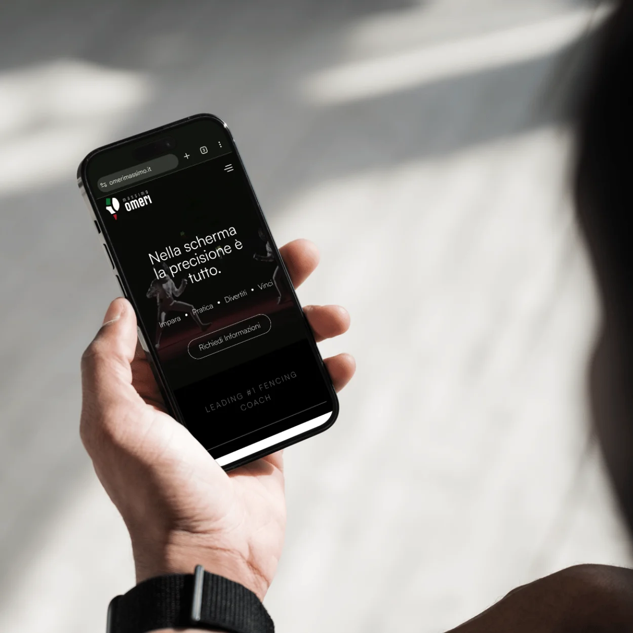 Massimo Omeri – Sito web multilingua