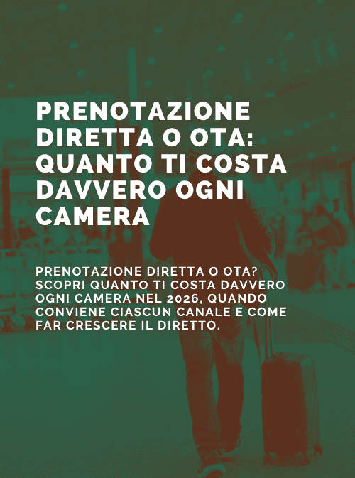Prenotazione diretta o OTA: quanto ti costa davvero ogni camera